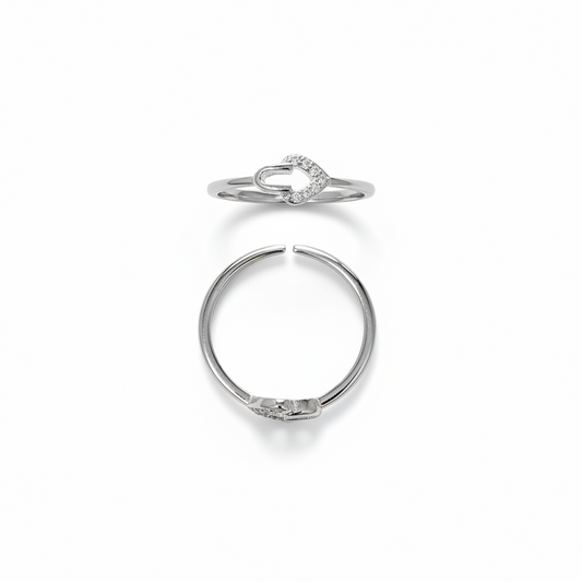92.5 Sterling Silver Arrow Toe Rings for Women | Bold Directional Design