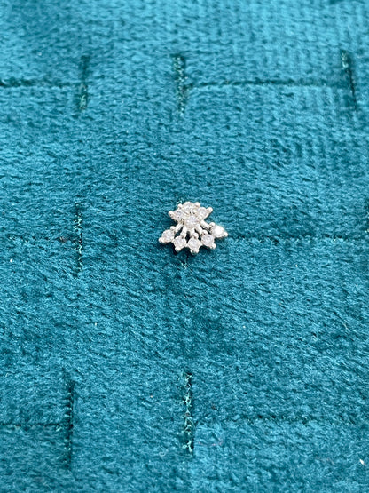 92.5 Silver Second Studs | Stylish Minimal Design | Elegant Fashion Jewellery
