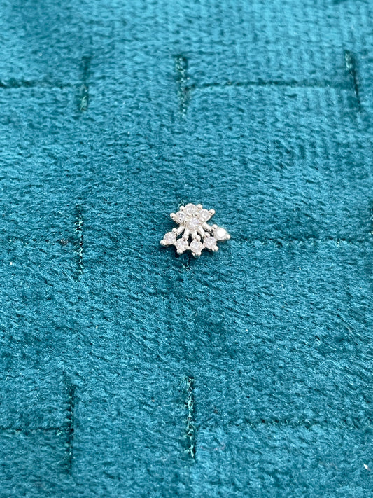 92.5 Silver Second Studs | Stylish Minimal Design | Elegant Fashion Jewellery