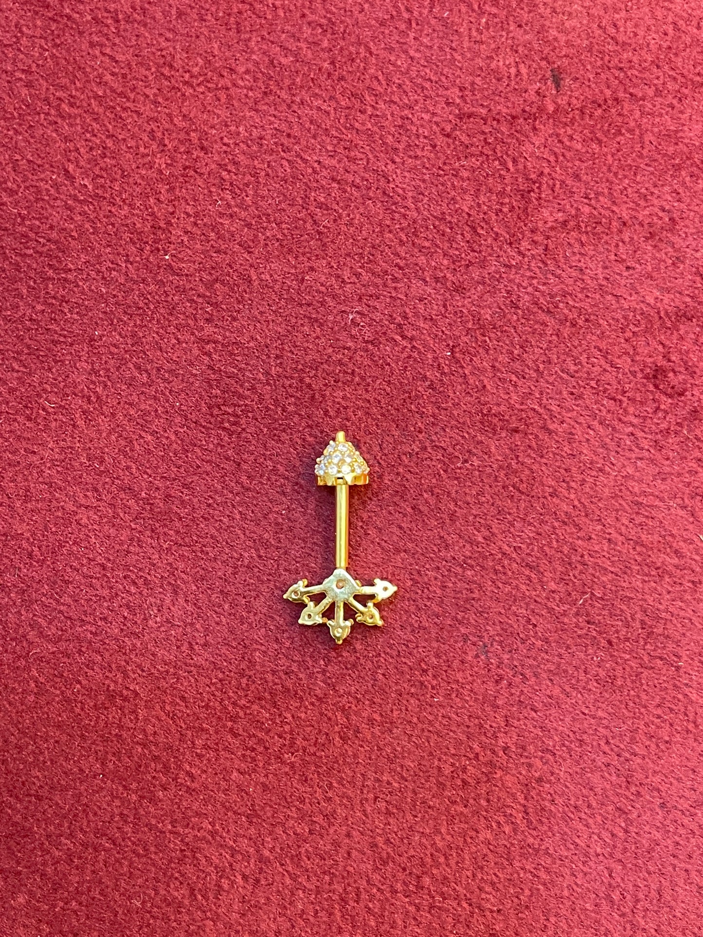 92.5 Silver Temple Bugadi | Traditional Ethnic Design | Jewellery(pair)