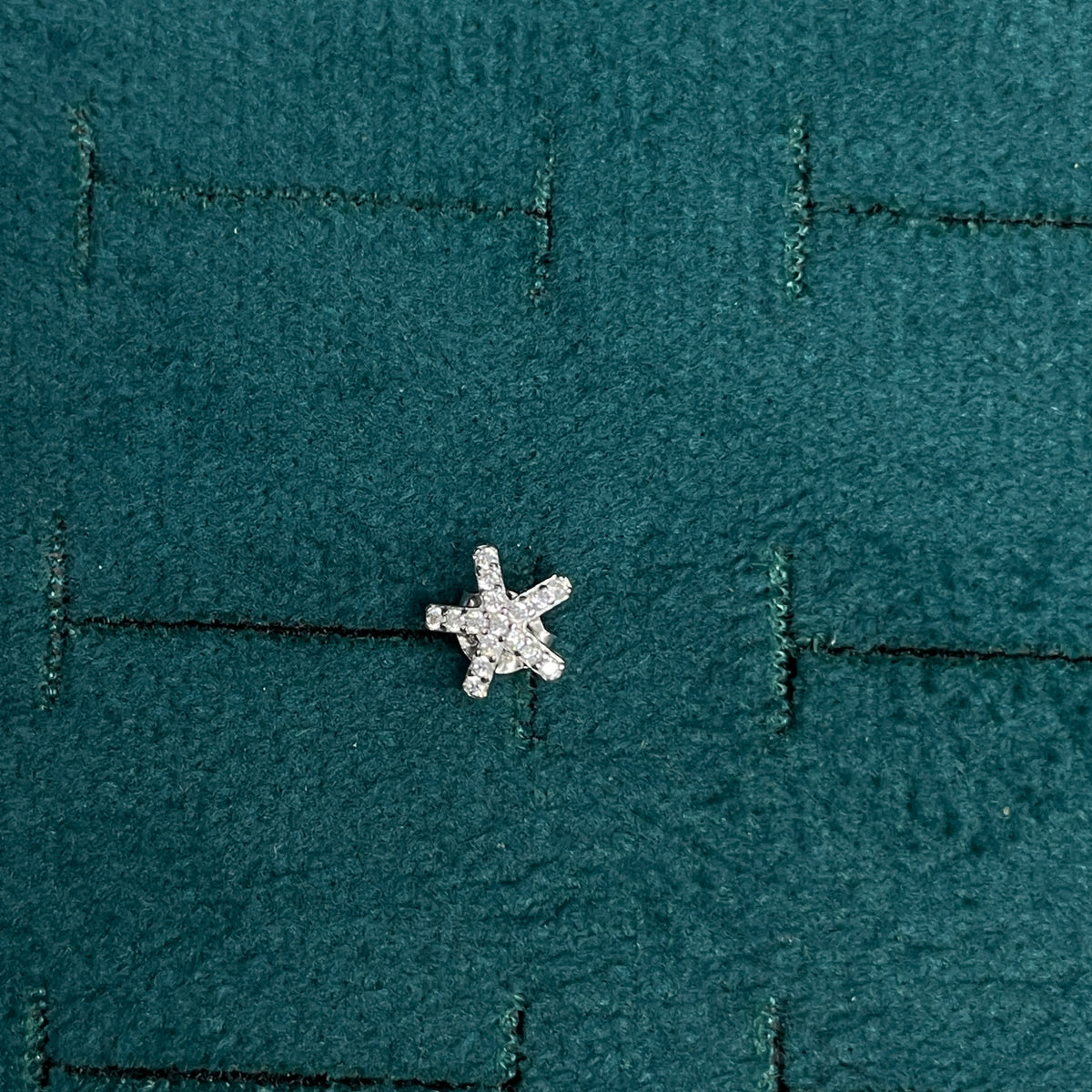 92.5 Silver White Stone Star Studs | Elegant Sparkle Design | Jewellery pair