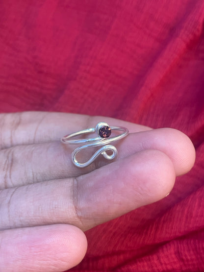 92.5 Silver Minimal Toe Rings for Women | Simple Elegant Design | Adjustable Jewellery