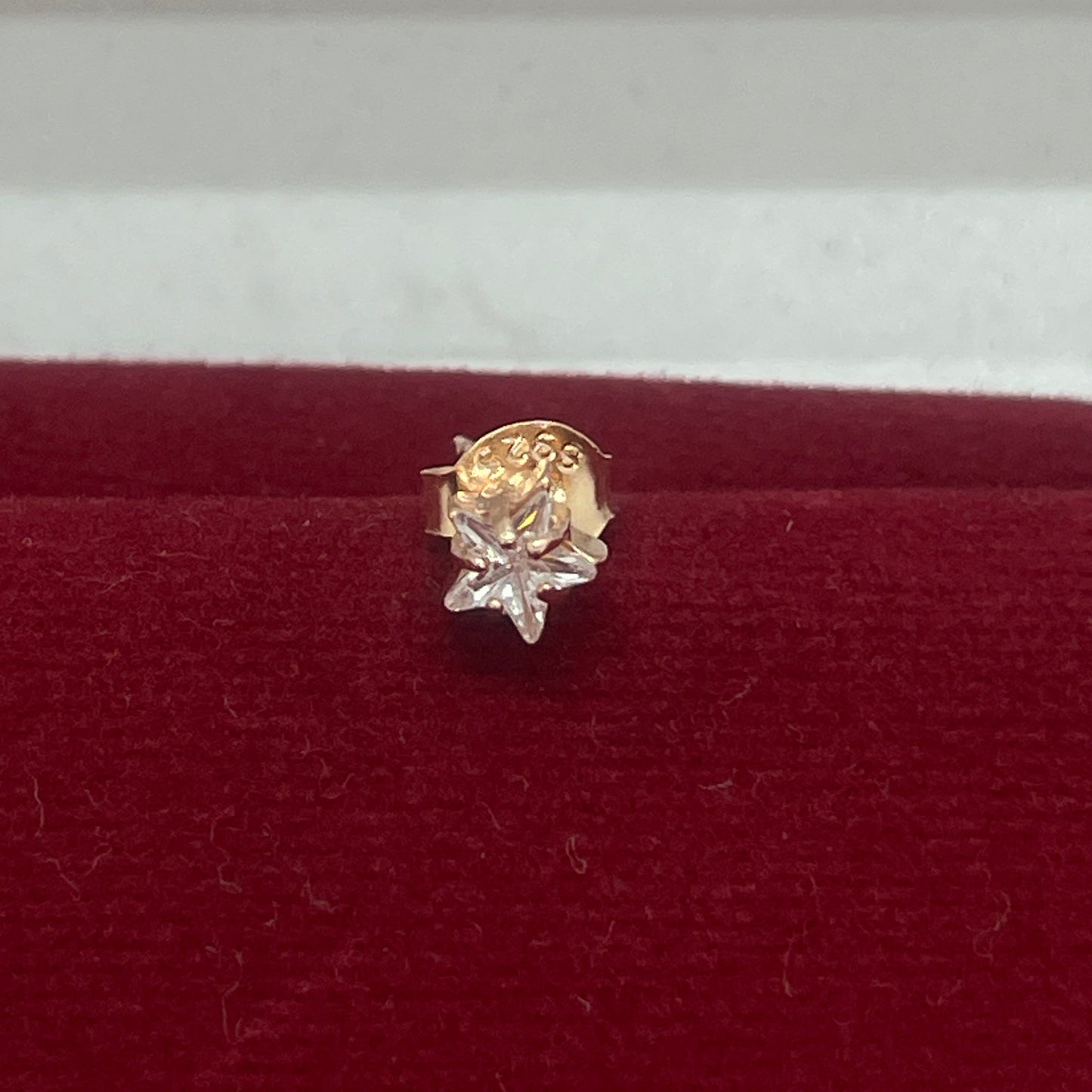 Rose Gold Plated 92.5 Sterling Silver Four-Prong Round CZ Solitaire Stud Earrings for Women | Classic CZ Claw-Set Studs | Second Piercing Earring Pair