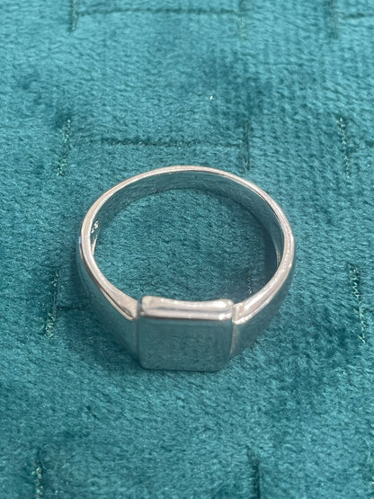 92.5 Silver Plain Stylish Men’s Ring Size 26 | Minimal Bold Design | Elegant Jewellery