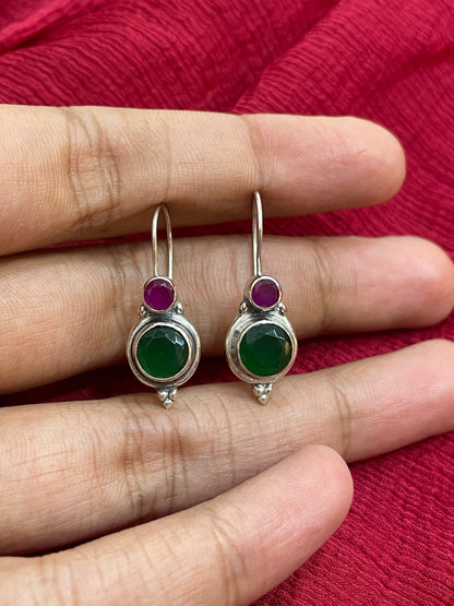 92.5 Silver Stylish Earrings for Women | Elegant Modern Design | Everyday Wear Jewellery