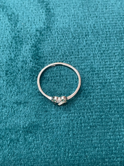 92.5 Silver Heart Ring for Women Size 15 | Stylish Elegant Love Design | Gift Jewellery