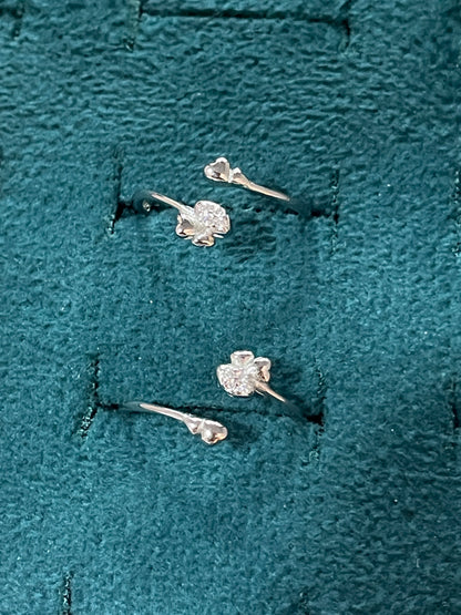 92.5 Silver Toe Rings for Women | Elegant Classic Design | Traditional Jewellery