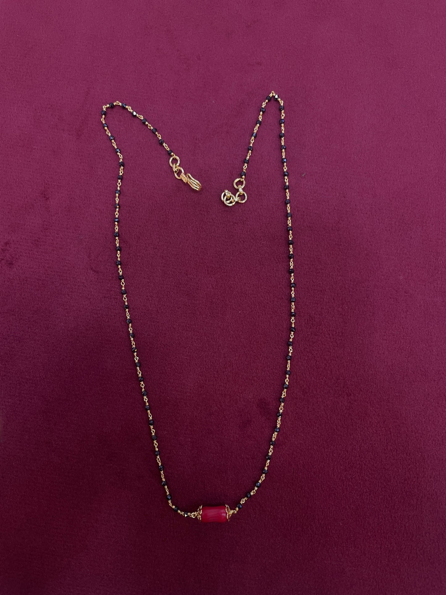 Black bean chains 16 inch