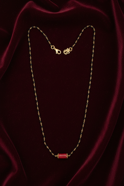 Black bean chains 16 inch