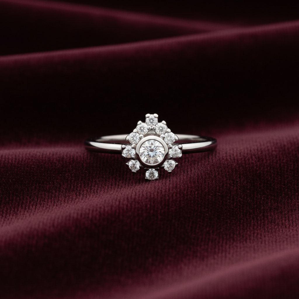 92.5 Silver Leaf Ring for Women Size 13 | Stylish Organic Design | Elegant Fashion Jewellery