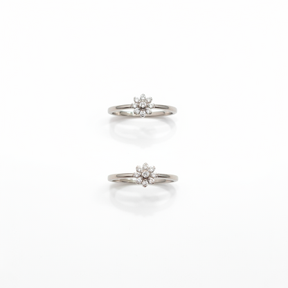 925 Silver Flower Toe rings