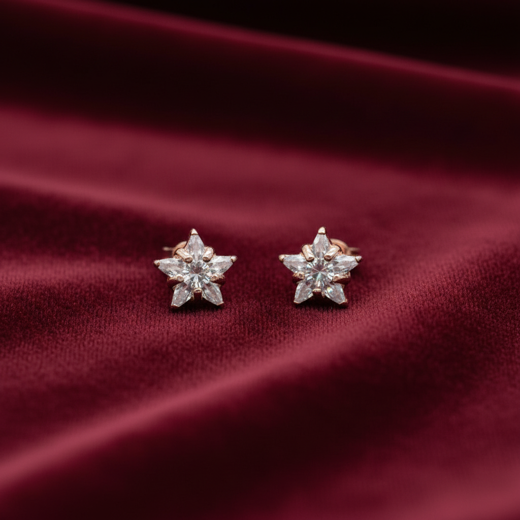 92.5 silver second studs earrings 