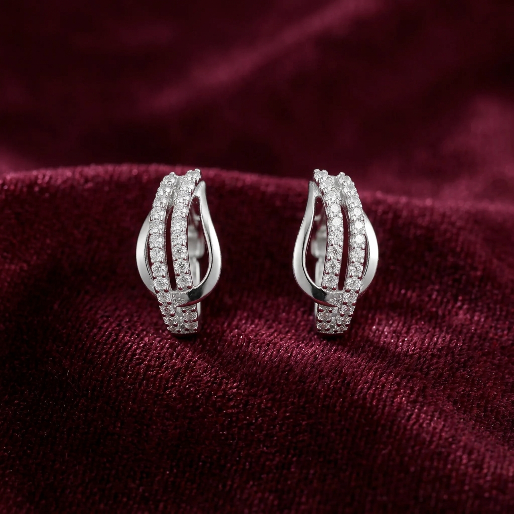 92.5 silver earrings 