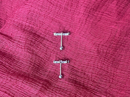 92.5 Silver Five Leaf Earrings | Minimal Floral Design | Jewellery