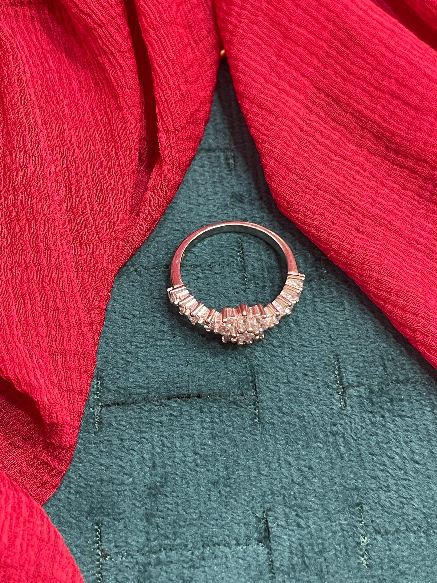 92.5 Silver Flower Ring for Women Size 14 | Stylish Floral Design | Elegant Daily Wear Jewellery