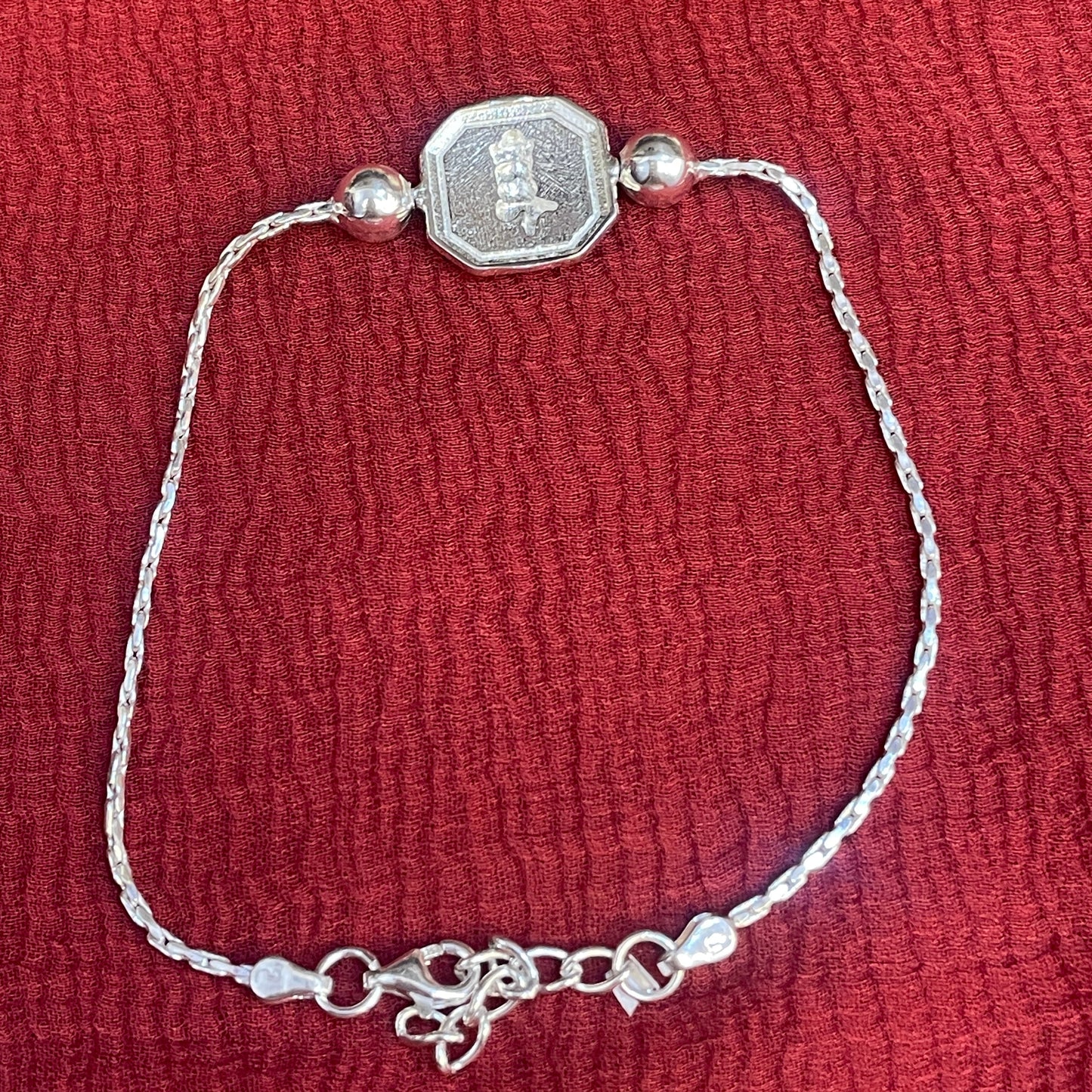 925 Silver Dancing Ganesha Rakhi
