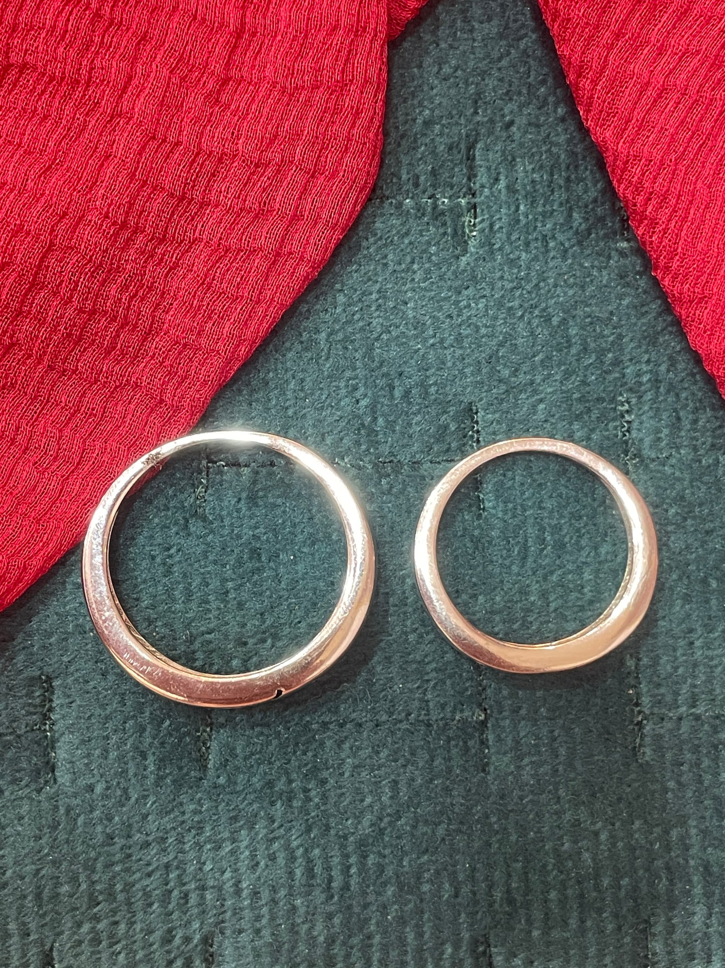 92.5 Silver Cute Couple Rings for Men Size 21 & Women Size 10 | Stylish Matching Love Design | Elegant Gift Jewellery