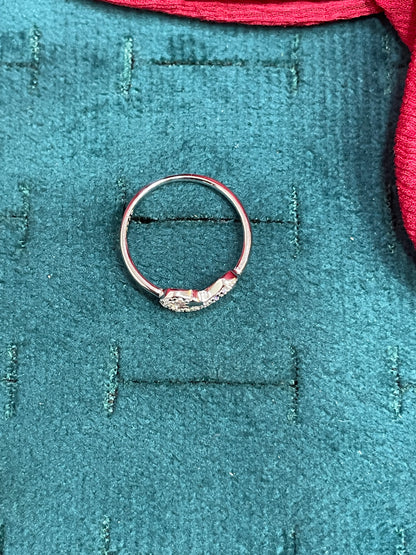 925 Silver Infinity Heart Ring