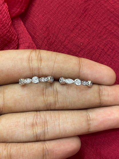 Silver Classy Toe Rings