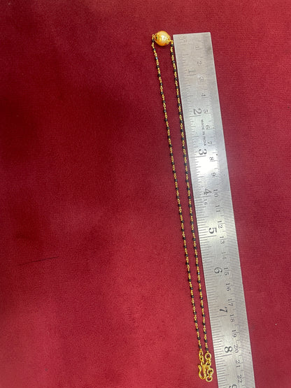 Black bean chains 16 inch