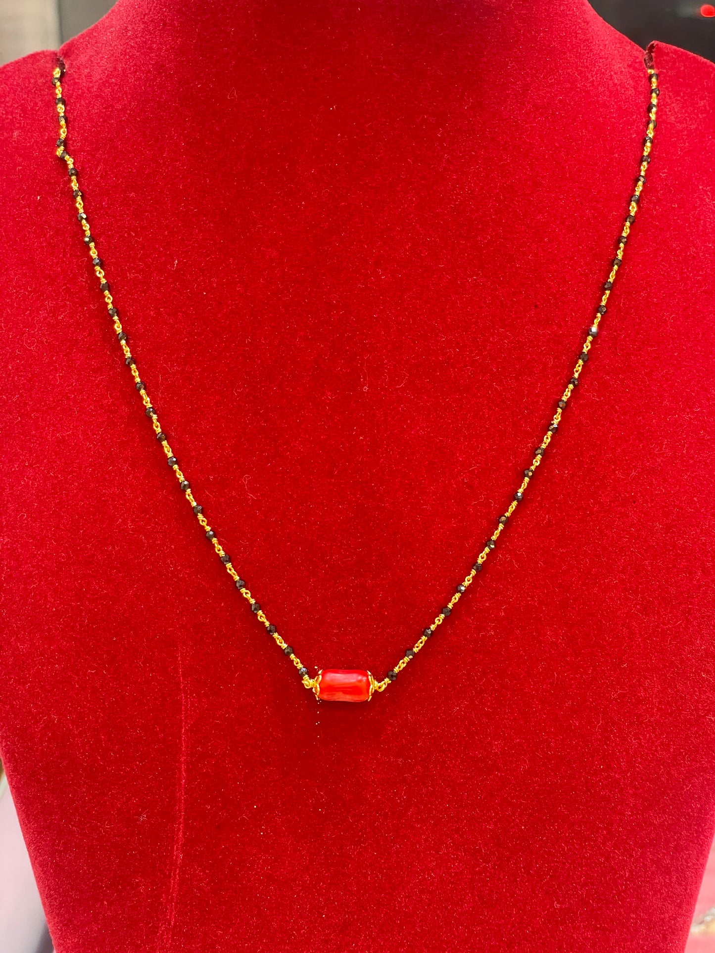 Black bean chains 16 inch
