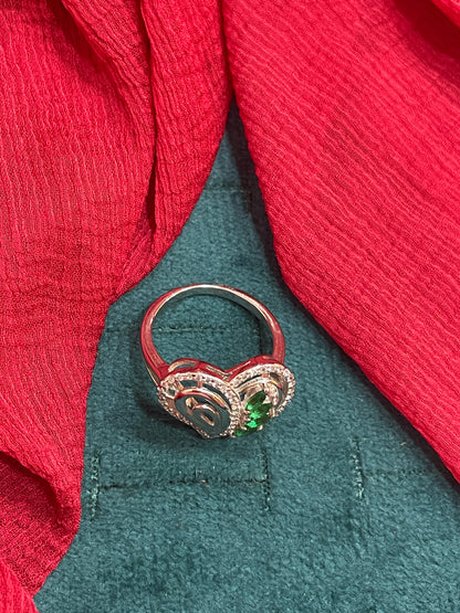 92.5 Silver Classy Heart Ring for Women Size 13 | Stylish Romantic Design | Elegant Jewellery