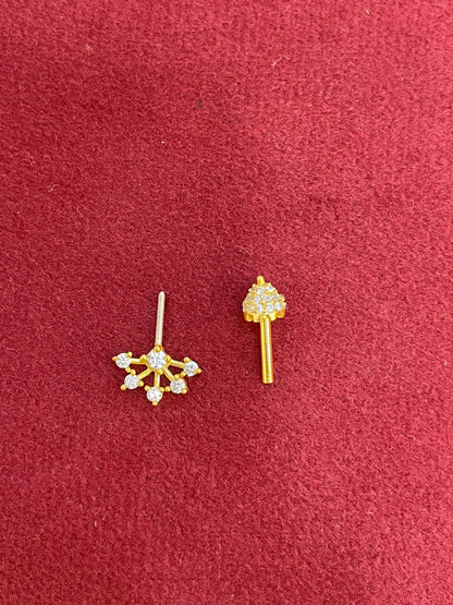 92.5 Silver Temple Bugadi | Traditional Ethnic Design | Jewellery(pair)