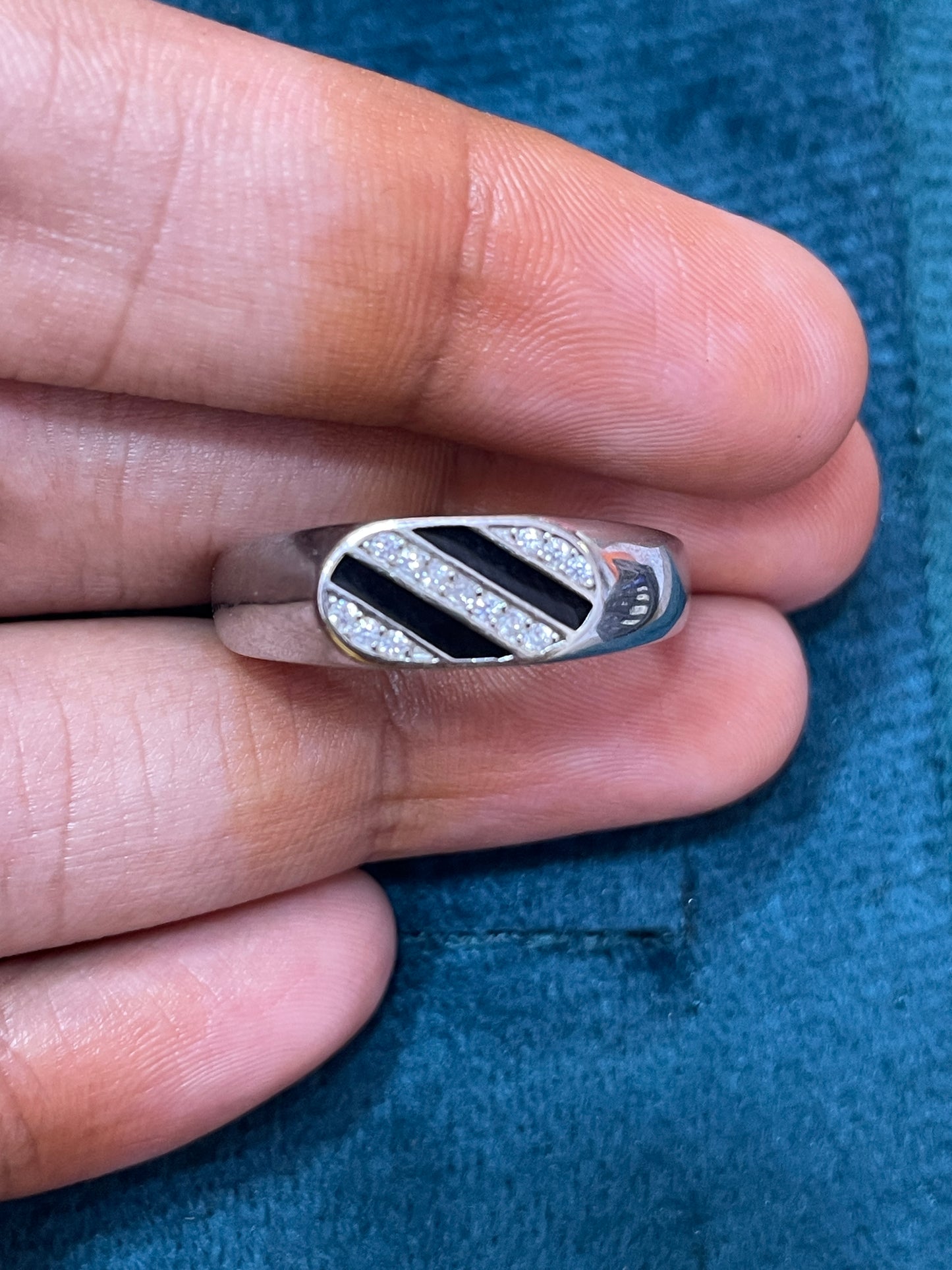 92.5 Silver Men’s Ring Size 24 | Stylish Strong Design | Elegant Fashion Jewellery