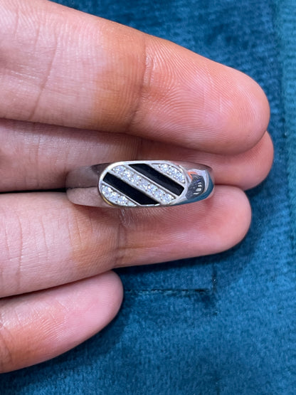 92.5 Silver Men’s Ring Size 24 | Stylish Strong Design | Elegant Fashion Jewellery