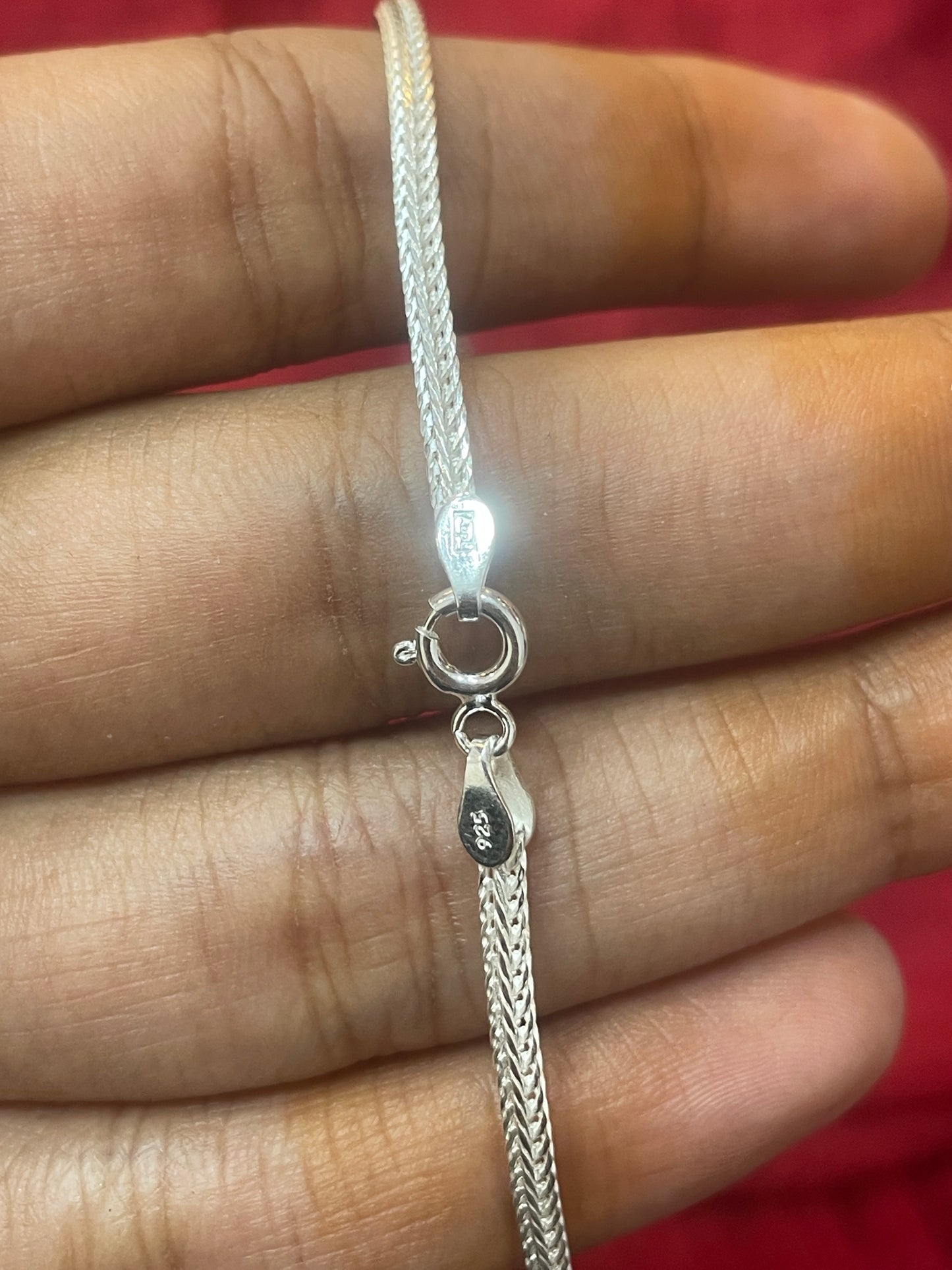 92.5 Silver Men’s Chain 18 Inches | Stylish Refined Finish | Elegant Fashion Jewellery