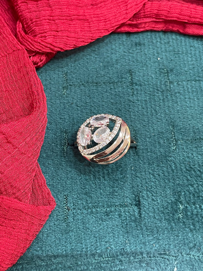 92.5 Silver Classy Round Ring for Women Size 17 | Elegant Minimal Design | Premium Jewellery