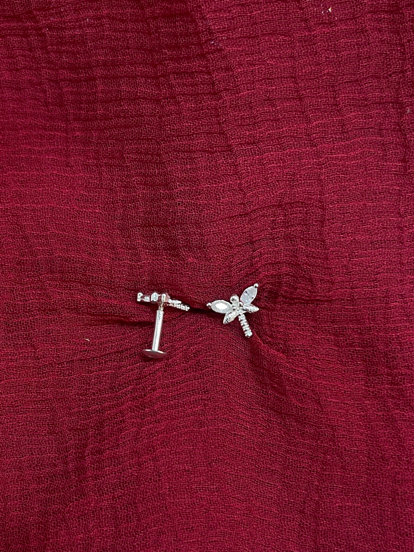 925 Silver Dragonfly studs
