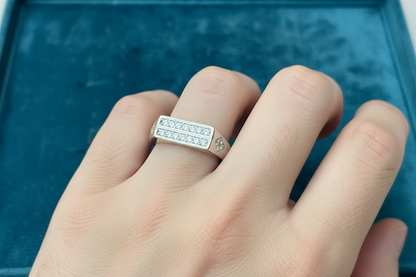 92.5 Silver Men’s Ring Size 23 | Stylish Premium Finish | Elegant Jewellery