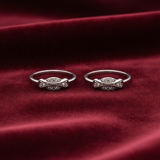 925 Silver Elegant Toe Rings