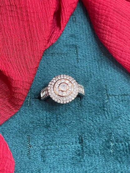92.5 Silver Stylish Round Ring for Women Size 11 | Elegant Minimal Design | Daily Wear Jewellery