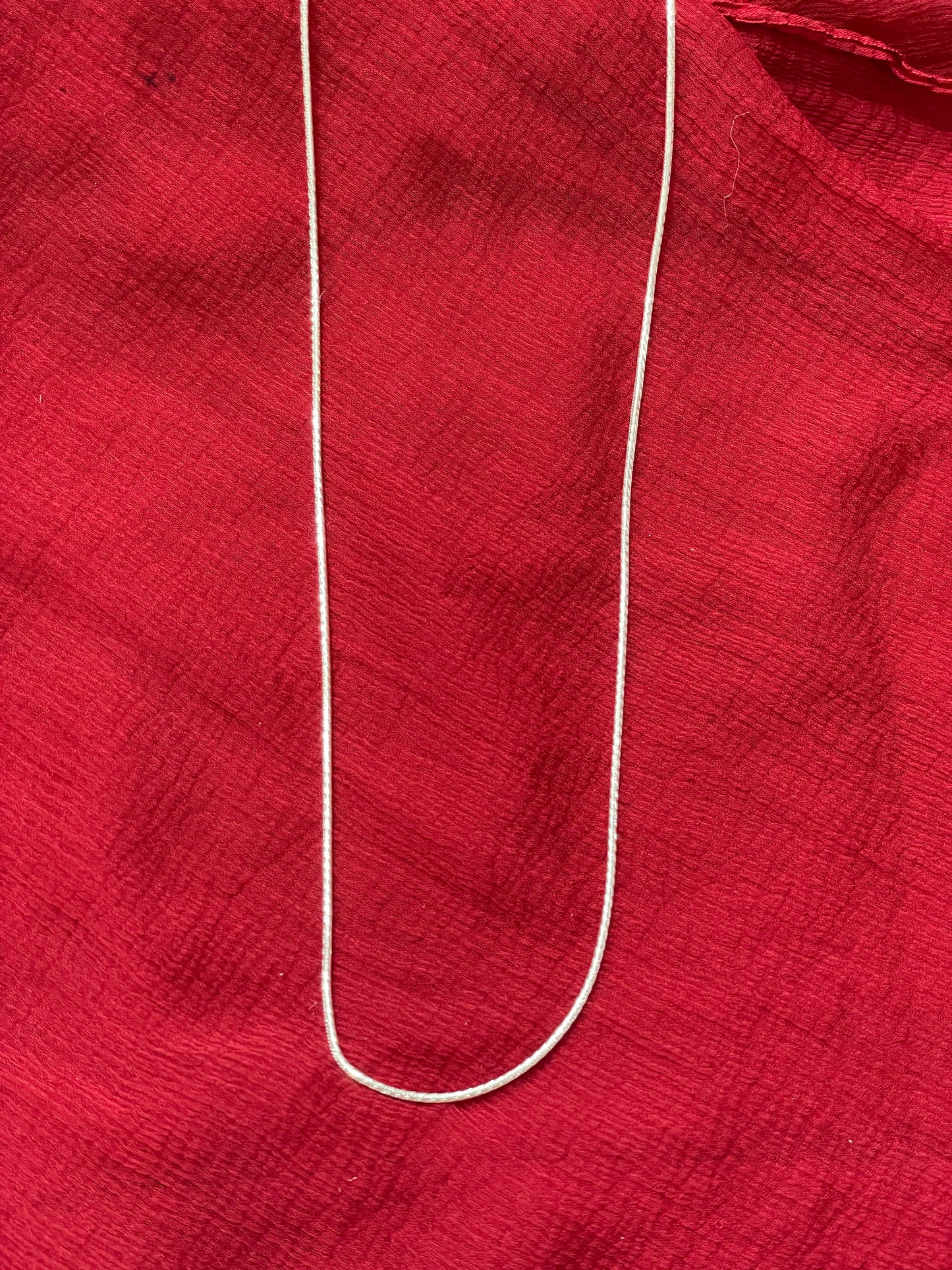 92.5 silver stylish sleek chain 24 inches