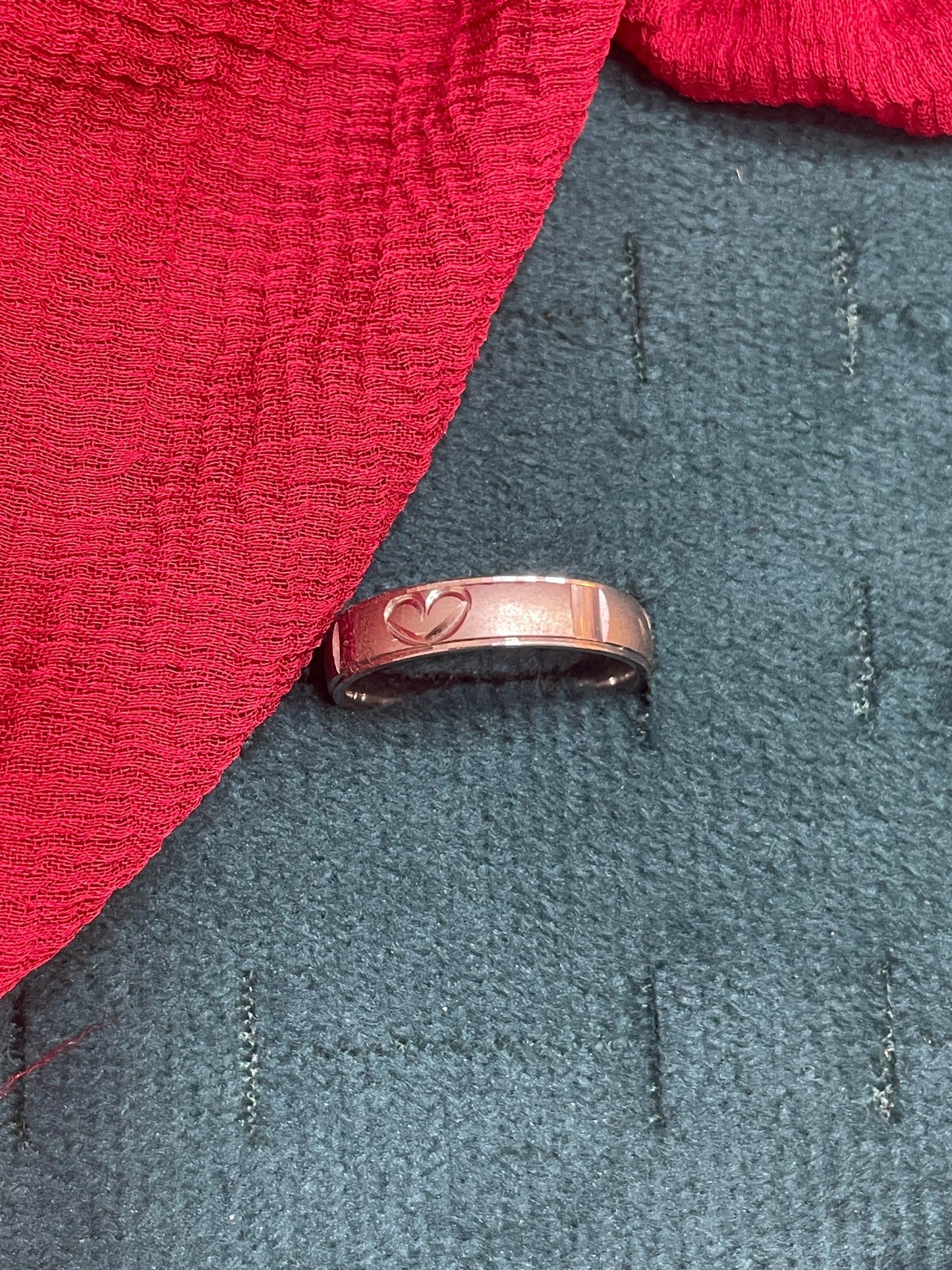 92.5 Silver Heart Ring for Women Size 12 | Simple Minimal Design | Elegant Gift Jewellery