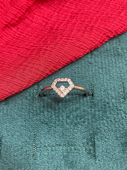 92.5 Silver Ring for Women Size 16 | Stylish Polished Finish | Elegant Fashion Jewellery