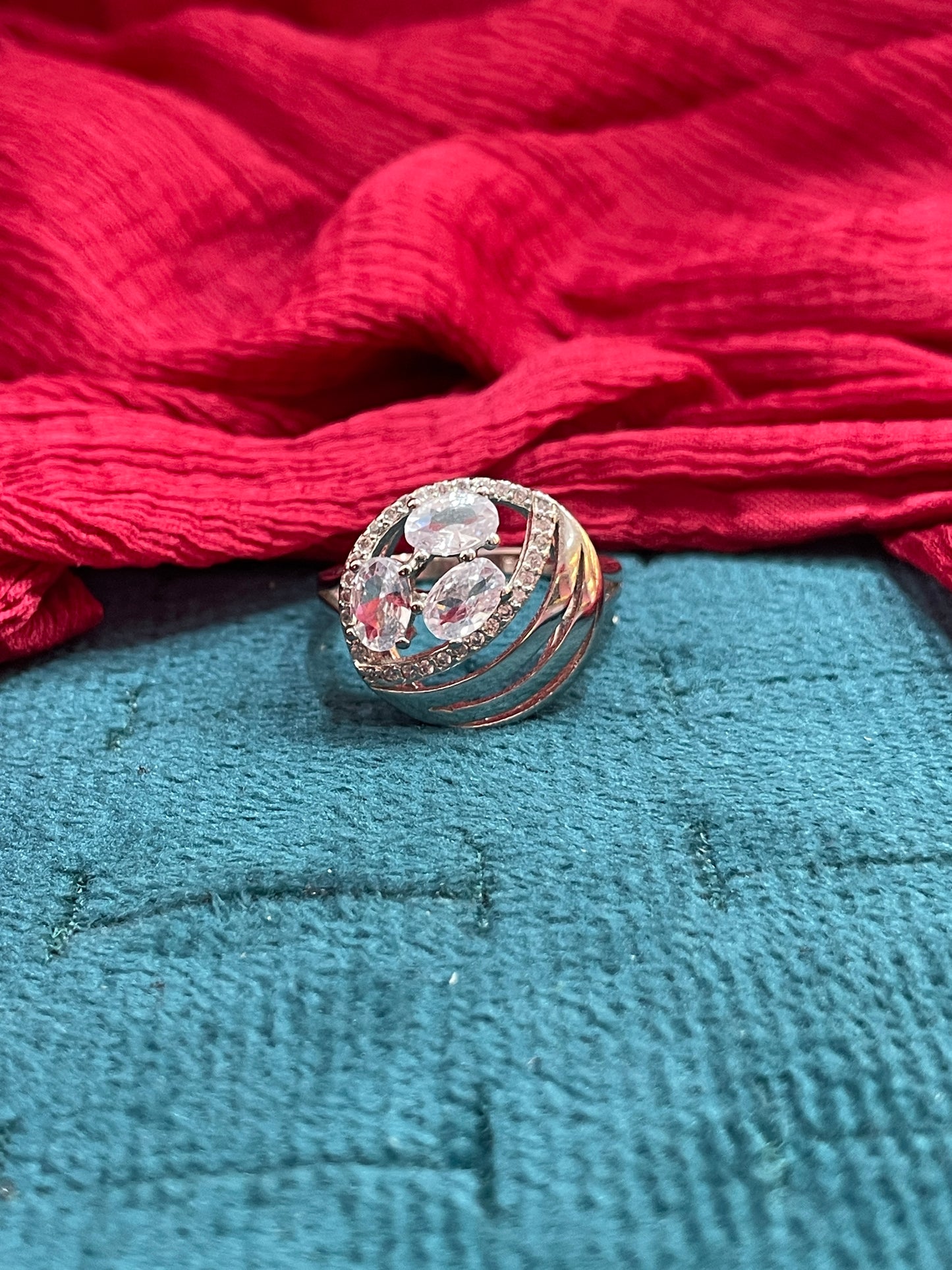92.5 Silver Classy Round Ring for Women Size 17 | Elegant Minimal Design | Premium Jewellery