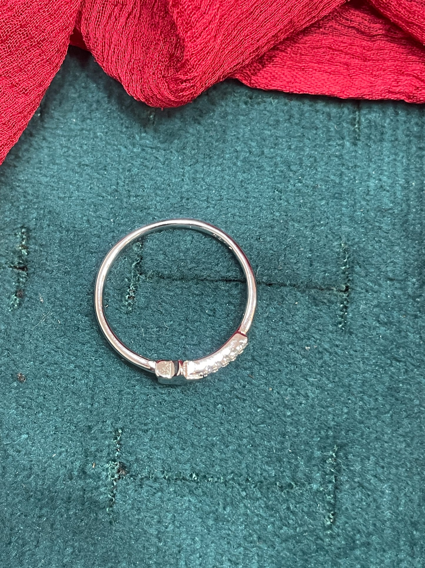 92.5 Silver Shooting Star Ring - Size 10