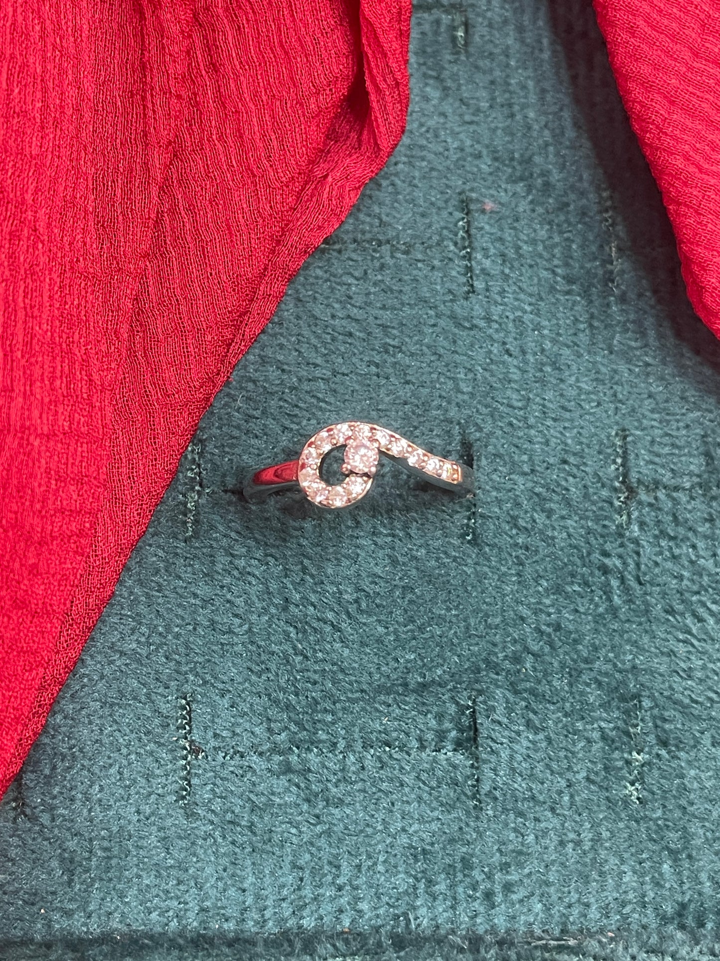92.5 Silver Ring for Women Size 10 | Stylish Contemporary Design | Elegant Fashion Jewellery