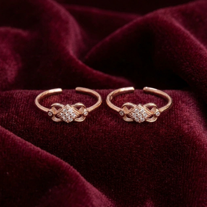 92.5 silver toe rings 