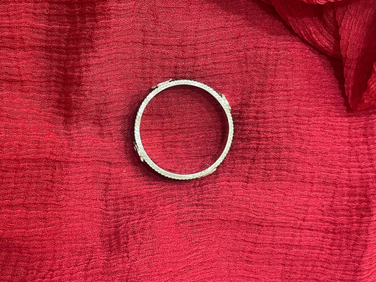 92.5 Silver Black Thread Ring for Men Size 24 | Fiber Design | Stylish Modern Jewellery
