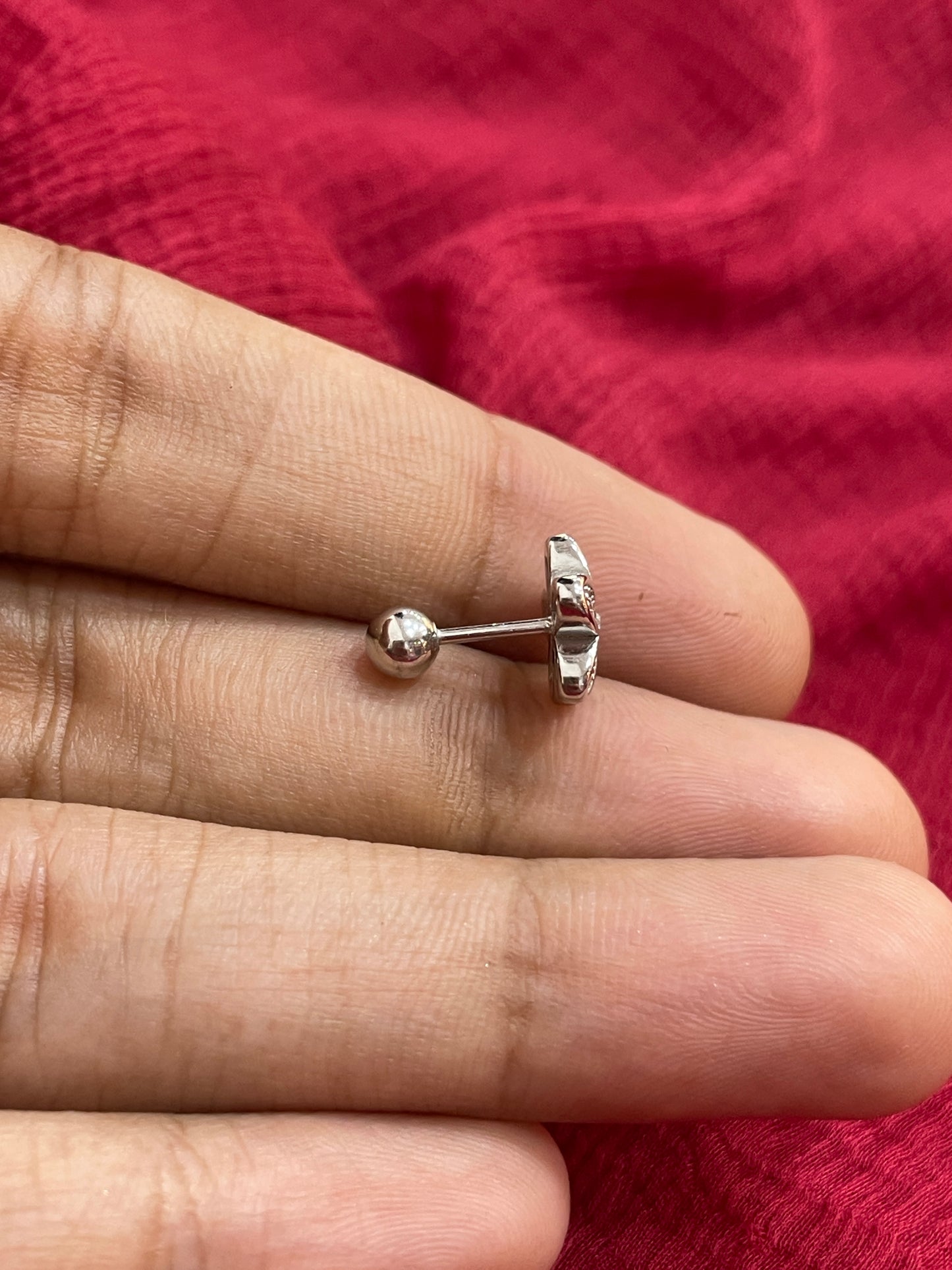 92.5 Silver Floral Earrings for Women | Stylish Chic Design | Elegant Everyday Jewellery