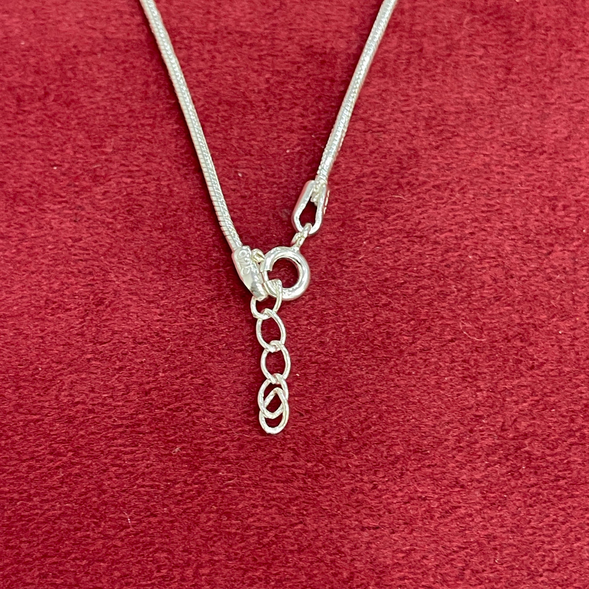 92.5 Sterling Silver Snake Chain Evil Eye Bead & Plain Silver Ball Anklets for Women