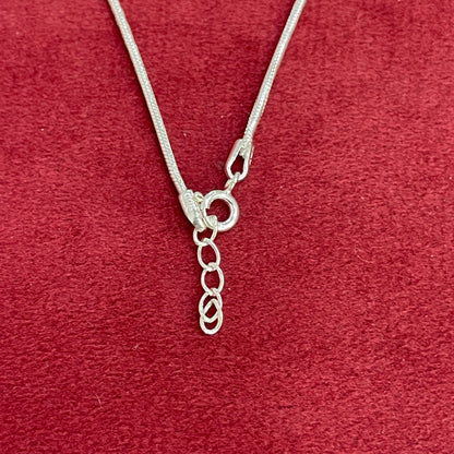 92.5 Sterling Silver Snake Chain Evil Eye Bead & Plain Silver Ball Anklets for Women