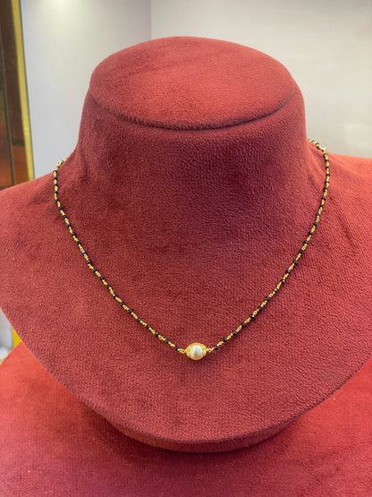 925 Silver Gold Plated Black Diamond Chain for Women