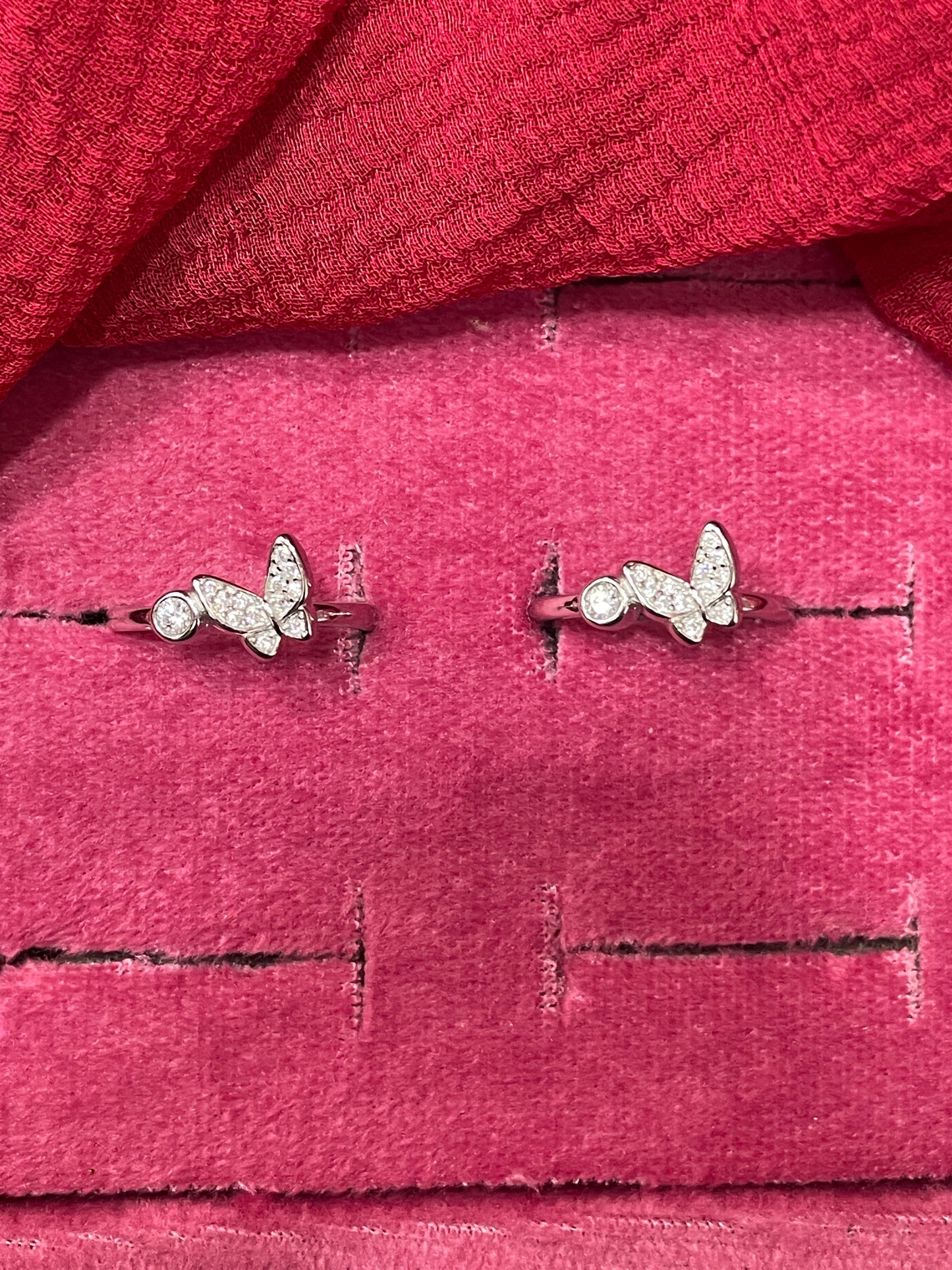 92.5 Silver Butterfly Toe Rings | Stylish Nature Inspired Design | Jewellery