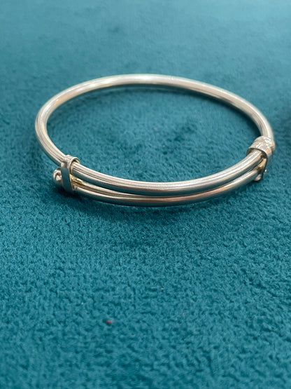 92.5 Silver Kids Kada | Stylish Finish | Elegant Jewellery for kids
