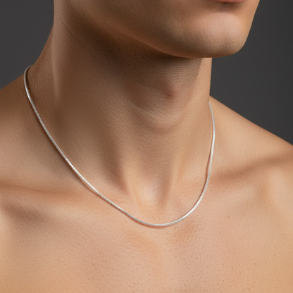 92.5 silver classy men’s chain 20 inches